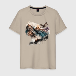 Мужская футболка хлопок Mountain eagle