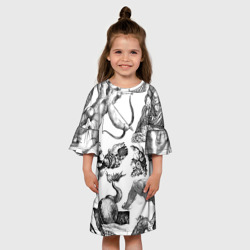 Детское платье 3D Греческие божества и животные - фото 2