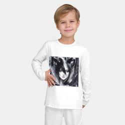 Детская пижама с лонгсливом хлопок Девушка Аниме с ушками - фото 2