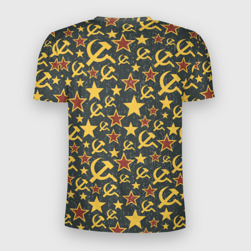Мужская футболка 3D Slim Серп и Молот - СССР, цвет 3D печать - фото 2