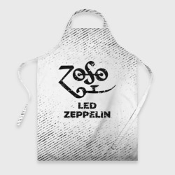 Фартук 3D Led Zeppelin с потертостями на светлом фоне