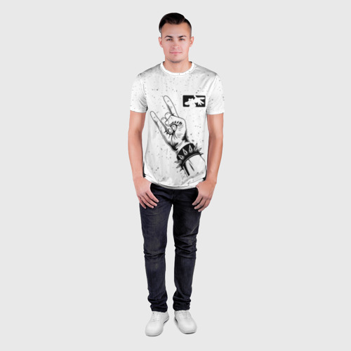 Мужская футболка 3D Slim Limp Bizkit и рок символ, цвет 3D печать - фото 4