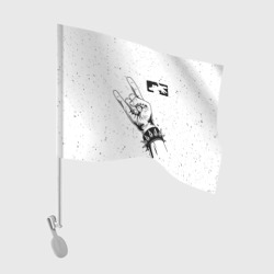 Флаг для автомобиля Limp Bizkit и рок символ