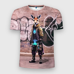 Мужская футболка 3D Slim Dude kangaroo - Bronx - New York