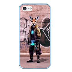 Чехол для iPhone 5/5S матовый Dude kangaroo - Bronx - New York