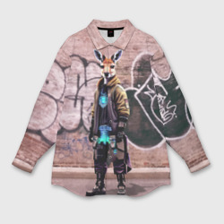 Dude kangaroo - Bronx New York – Женская рубашка oversize 3D с принтом купить