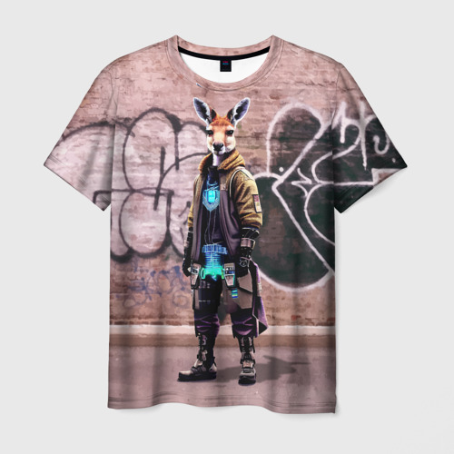 Мужская футболка 3D Dude kangaroo - Bronx - New York, цвет 3D печать