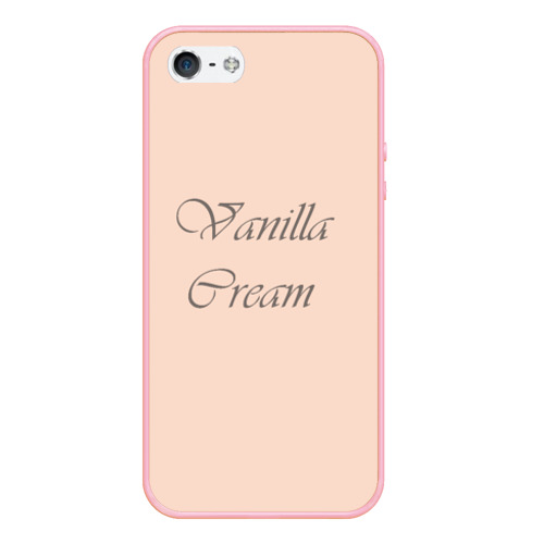 Чехол для iPhone 5/5S матовый Vanilla Cream, цвет баблгам