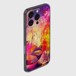 Чехол для iPhone 16 Pro силиконовый с защитой камеры Габимару Адский Рай - фото 2