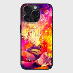 Чехол силиконовый для Apple iPhone 15 Pro матовый Габимару Адский Рай