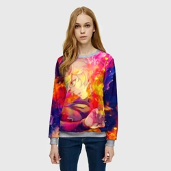 Женский свитшот 3D Габимару Адский Рай - фото 2