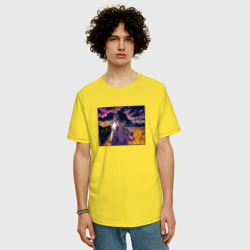 Мужская футболка хлопок Oversize Судзумэ в гневе - фото 2