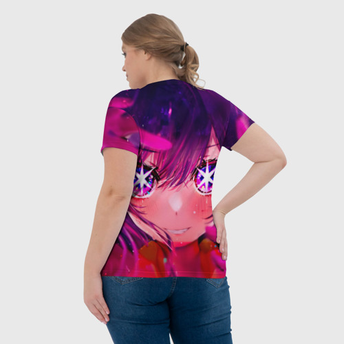 Женская футболка 3D Oshi no Ko Звёздное Дитя, цвет 3D печать - фото 7