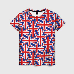 Женская футболка 3D Флаги Великобритании