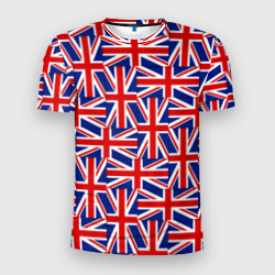 Мужская футболка 3D Slim Флаги Великобритании