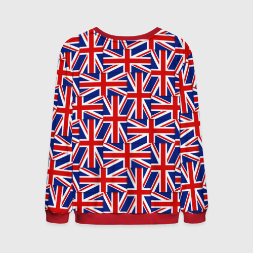 Мужской свитшот 3D Флаги Великобритании, цвет красный - фото 2
