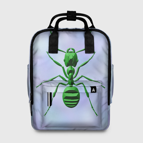 Женский рюкзак 3D Зеленый муравей