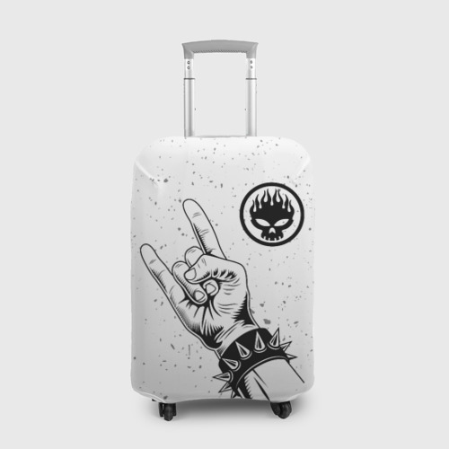 Чехол для чемодана 3D The Offspring и рок символ, цвет 3D печать