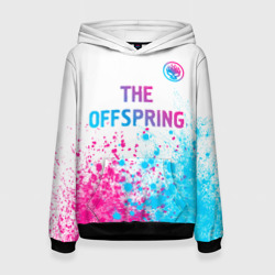 Женская толстовка 3D The Offspring neon gradient style: символ сверху