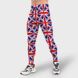 Мужские тайтсы 3D Флаги Англии - фото 2