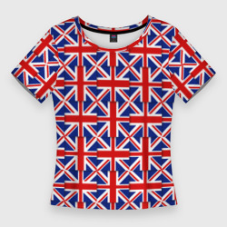 Женская футболка 3D Slim Флаги Англии