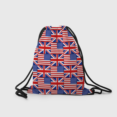 Рюкзак-мешок 3D Флаги США и Англии - фото 2
