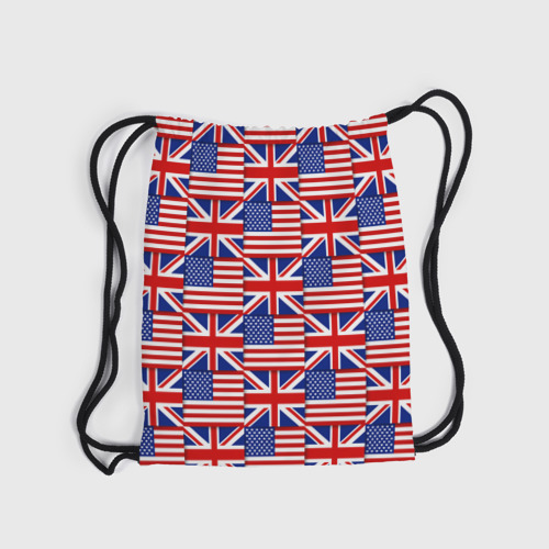 Рюкзак-мешок 3D Флаги США и Англии - фото 6