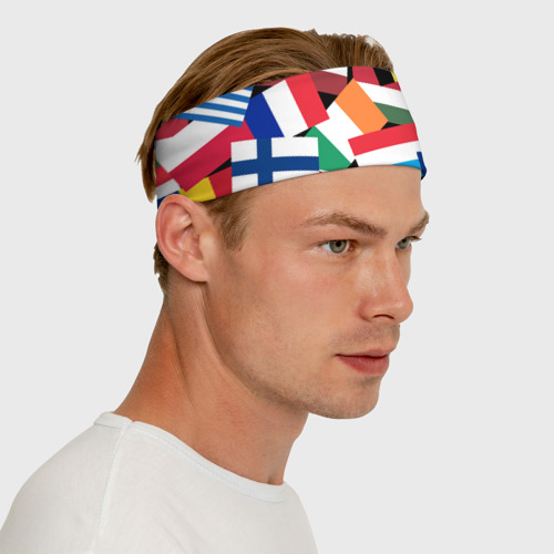 Повязка на голову 3D Флаги стран Европейского Союза - фото 6