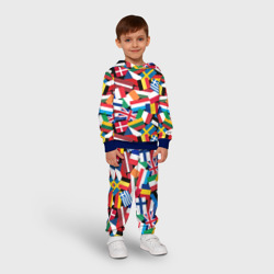 Детский костюм с толстовкой 3D Флаги стран Европейского Союза - фото 2