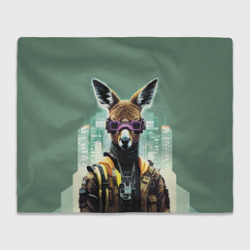 Плед 3D Cool kangaroo - Cyberpunk