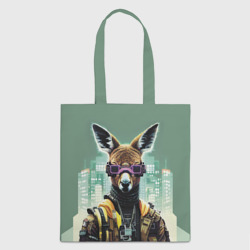 Шоппер 3D Cool kangaroo - Cyberpunk