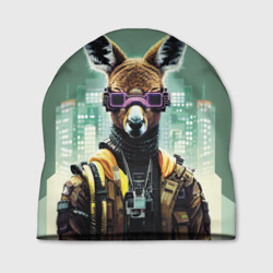 Шапка 3D Cool kangaroo - Cyberpunk