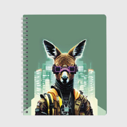 Тетрадь Cool kangaroo - Cyberpunk