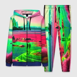 Женский костюм 3D Кислотный мир