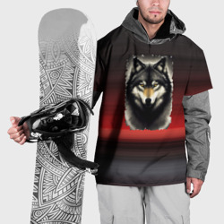 Накидка на куртку 3D Волк одиночка