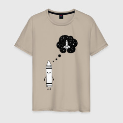 Мужская футболка хлопок Space dreams