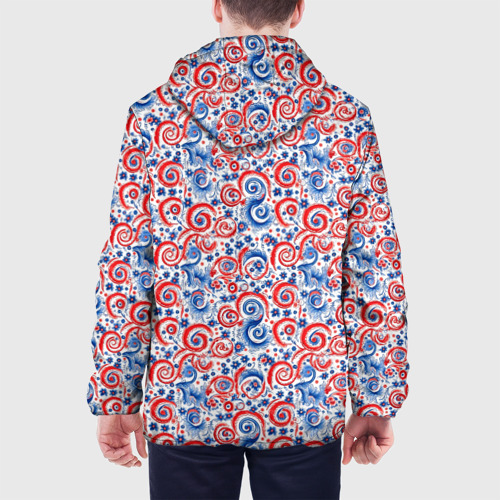 Мужская куртка 3D с принтом Made in  Russia, вид сзади #2
