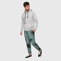 Мужские брюки 3D Цветочная фейерия - фото 2