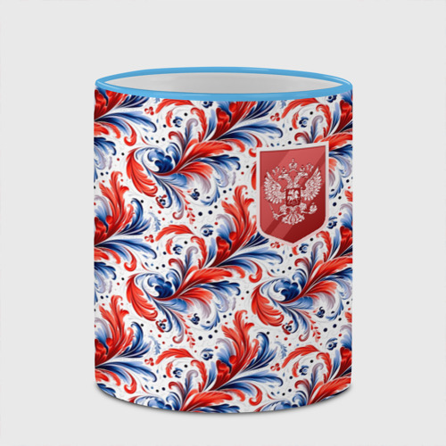 Кружка с полной запечаткой с принтом Красный   герб  России, фото #4