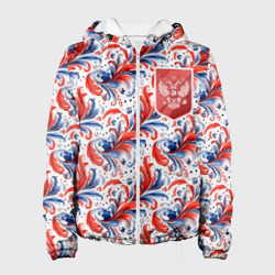 Женская куртка 3D Красный герб России