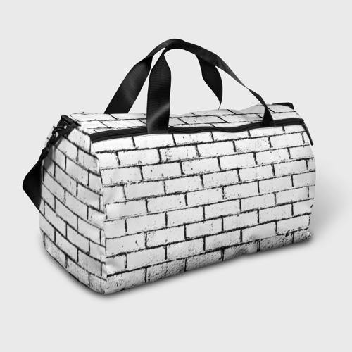 Сумка спортивная 3D White brick wall