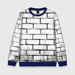 Детский свитшот 3D White brick wall