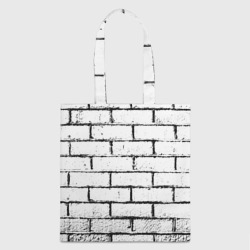 Шоппер 3D White brick wall
