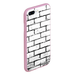 Чехол для iPhone 7Plus/8 Plus матовый White brick wall - фото 2