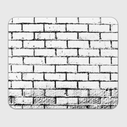 Прямоугольный коврик для мышки White brick wall