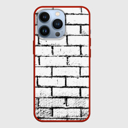 Чехол для iPhone 13 Pro White brick wall