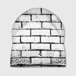 Шапка 3D White brick wall