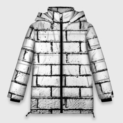 Женская зимняя куртка Oversize White brick wall