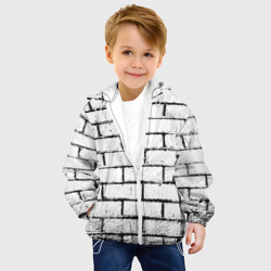 Детская куртка 3D White brick wall - фото 2