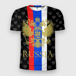 Мужская футболка 3D Slim Russia